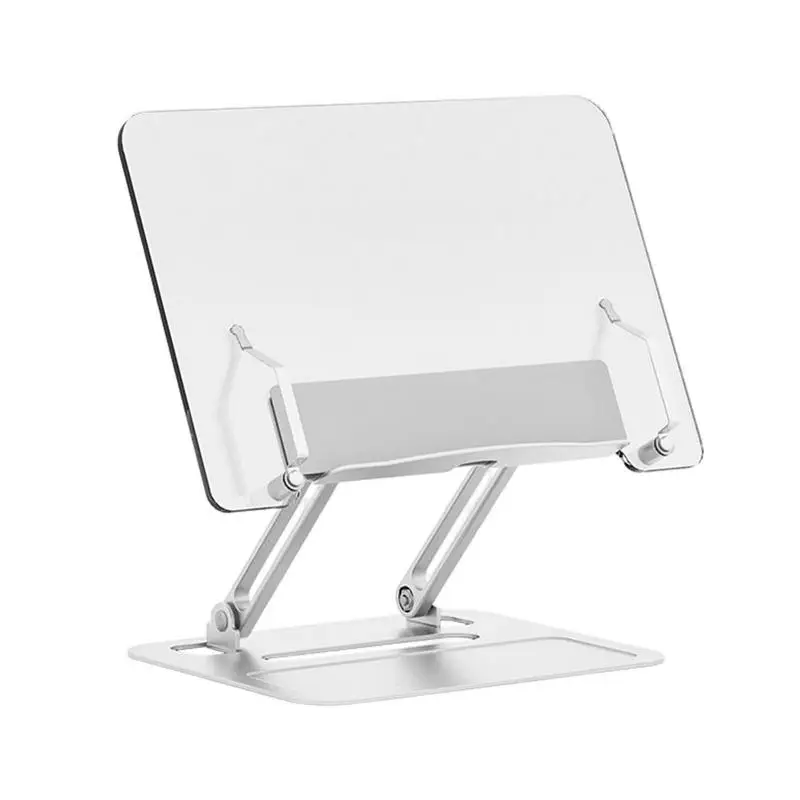 

Book Stand For Reading Foldable Adjustable Metal Reading Stand Super Load-Bearing Book Stand For Reading Desktop For Cookbook