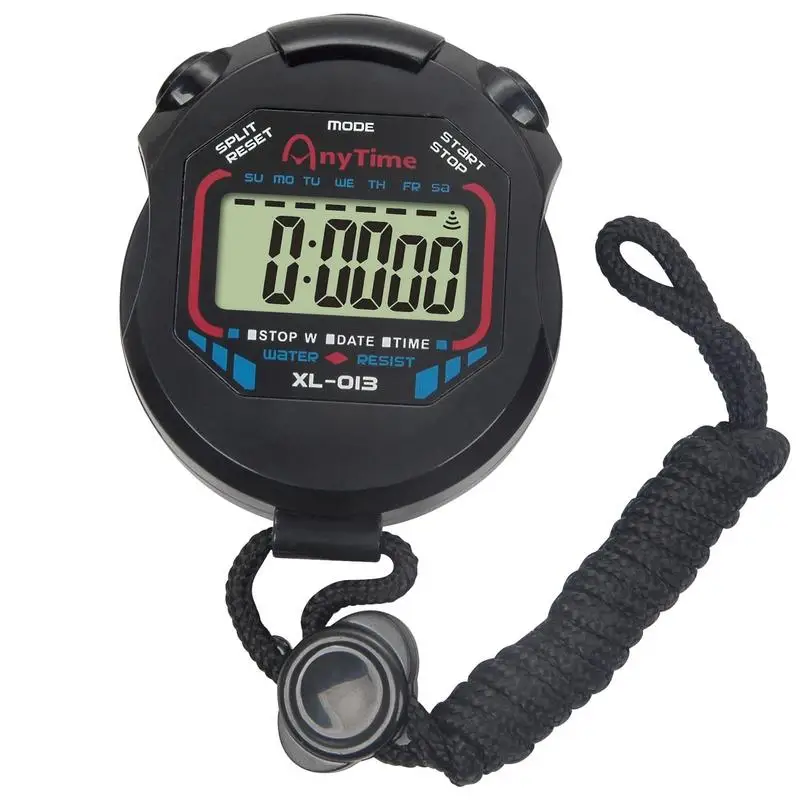 Digital Stopwatch For Sports Large Display Digital Sports Timer Multipurpose Stop Watch With Date Time And Alarm For Sports