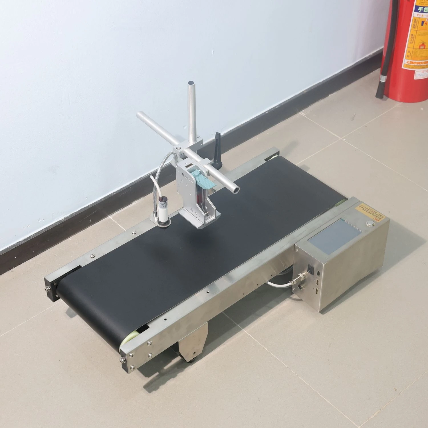 SP130 Mini Conveyor Auto Paging Desktop Inkjet Printer Automatic Expiration Date