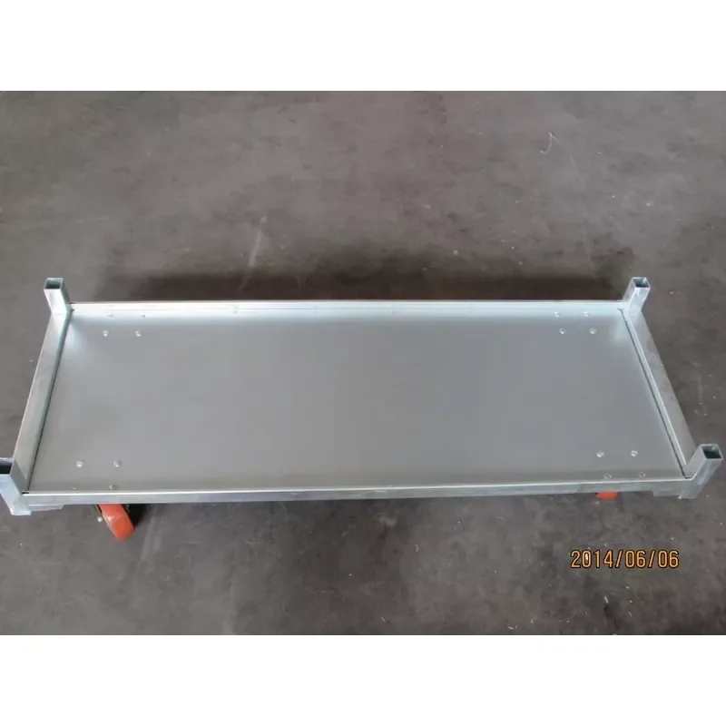 CC Four-Wheel Industrial Flower Trolley Foldable Rolling Cart Multi Tier Display Stand Garden Florist Event Decoration