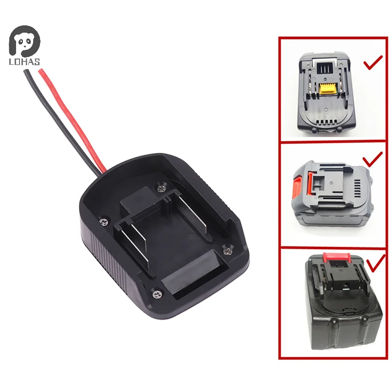 For Makita MT 18V Li-ion Battery Adapter DIY Battery Cable Connector Output Adapter BL1830 BL1840 BL1850 For Electric Drills