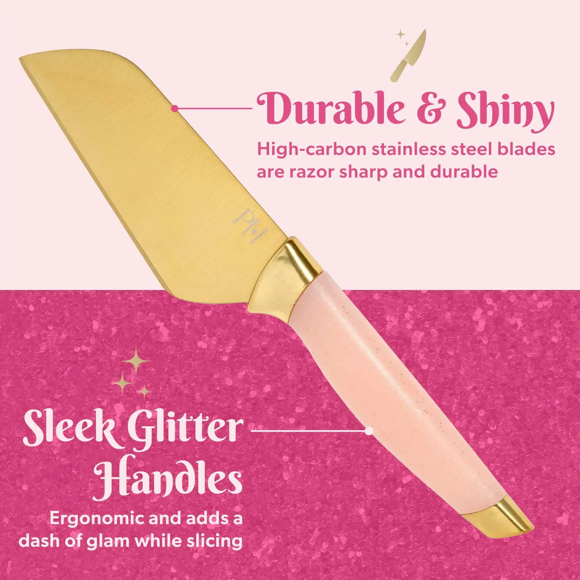 Conjunto de tábua de queijo de 4 peças com grande tábua de bambu reversível em forma de coração rosa, para servir e entretenimento