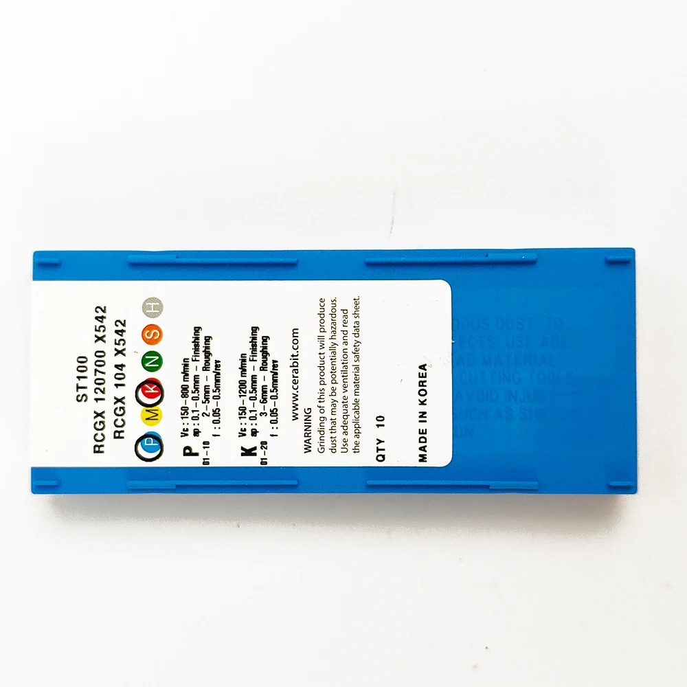 

HUAZHICHUN RCGX 120700 X542 Carbide Inserts Milling Cutter Tool