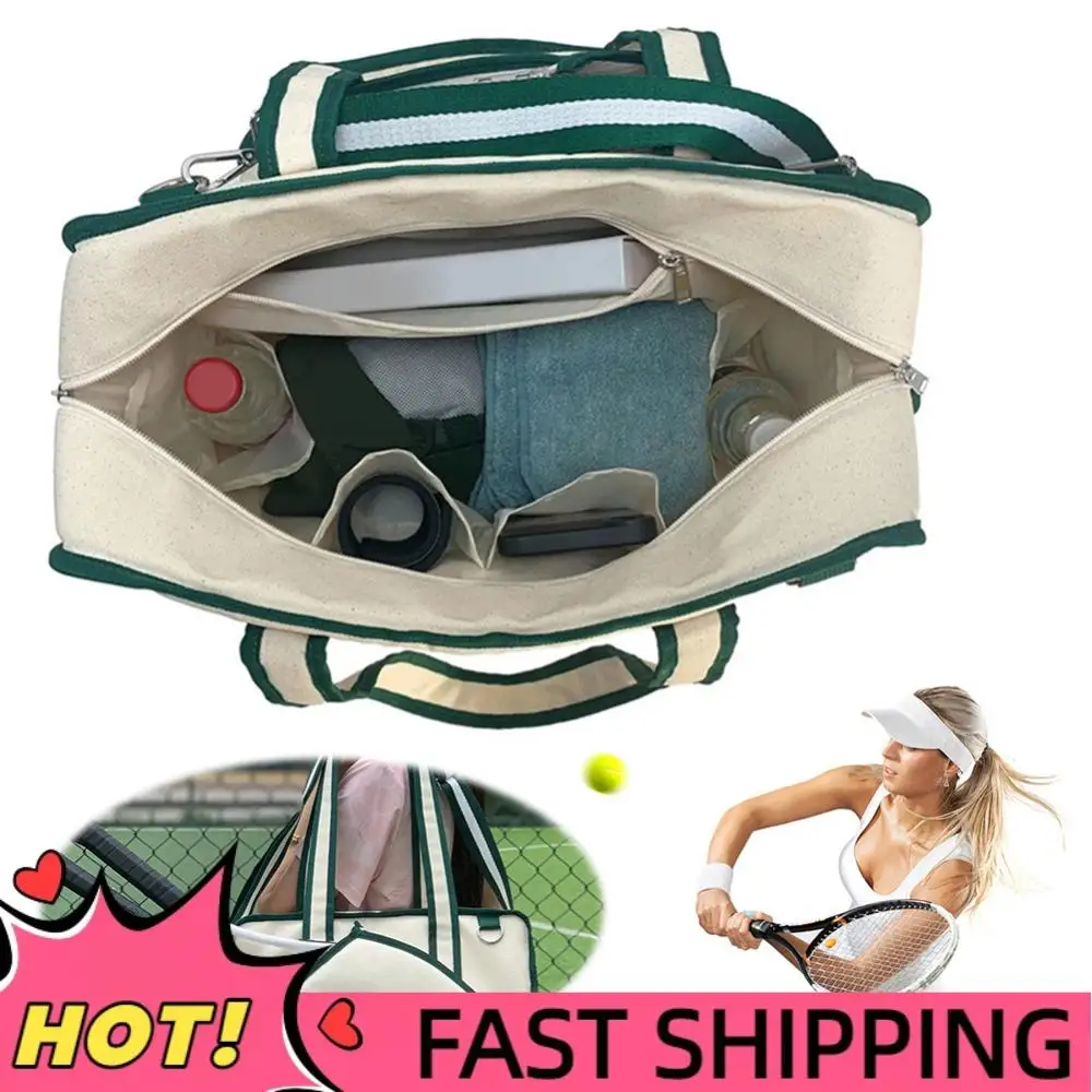 

Tennis Racket Bag Waterproof Tennis Racket Shoulder Bag Sports Handbag Pickleball Bag for Men and Women