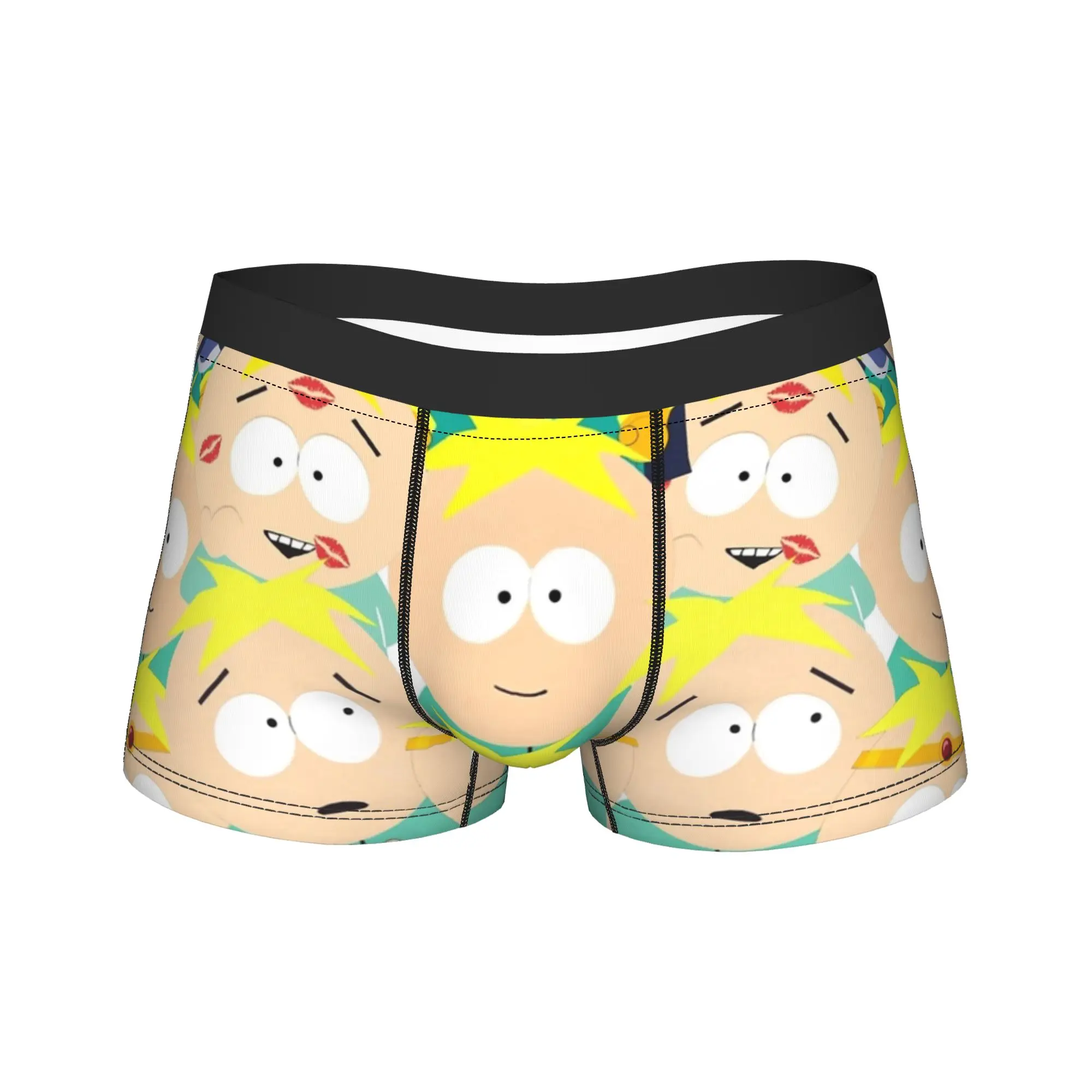 

Men South Cartoon Park Butters Stotch Collage Long Underwear Hot Boxer Briefs Shorts Panties Male Soft Underpants M-XXL