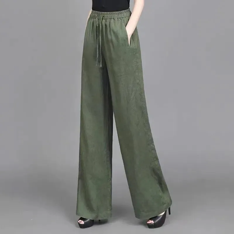 

Новые летние женские брюки из хлопка и льна: комфортные, струящиеся, широкие, свободного кроя, универсальные, с дизайнерским акцентом на талии.