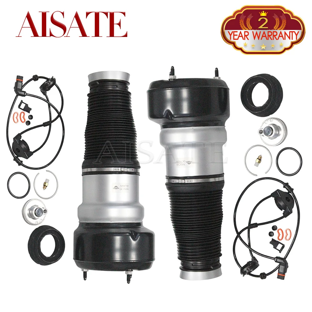 2x Front Rear Air Suspension Spring Bag For Mercedes Benz S-Class W221 S550 S600 2WD 4WD 2005-2013 2213204913 2213205513