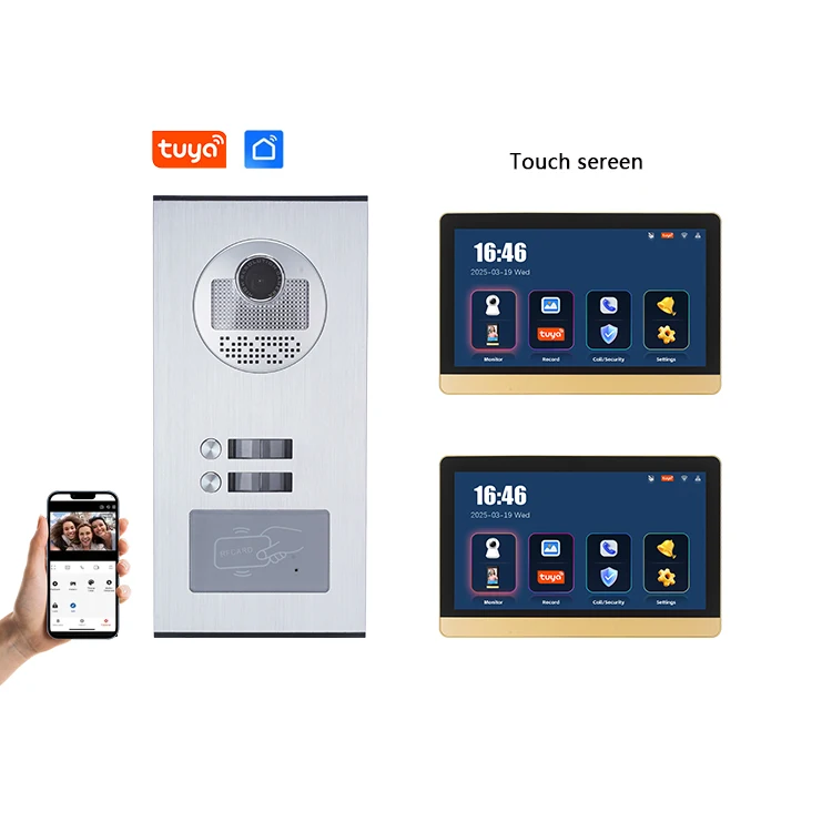 Tuya Smart Digital Door Viewer Peephole Camera with 4.3'' Monitor Wireless Video Doorbell Camera Night Vision Motion Detection