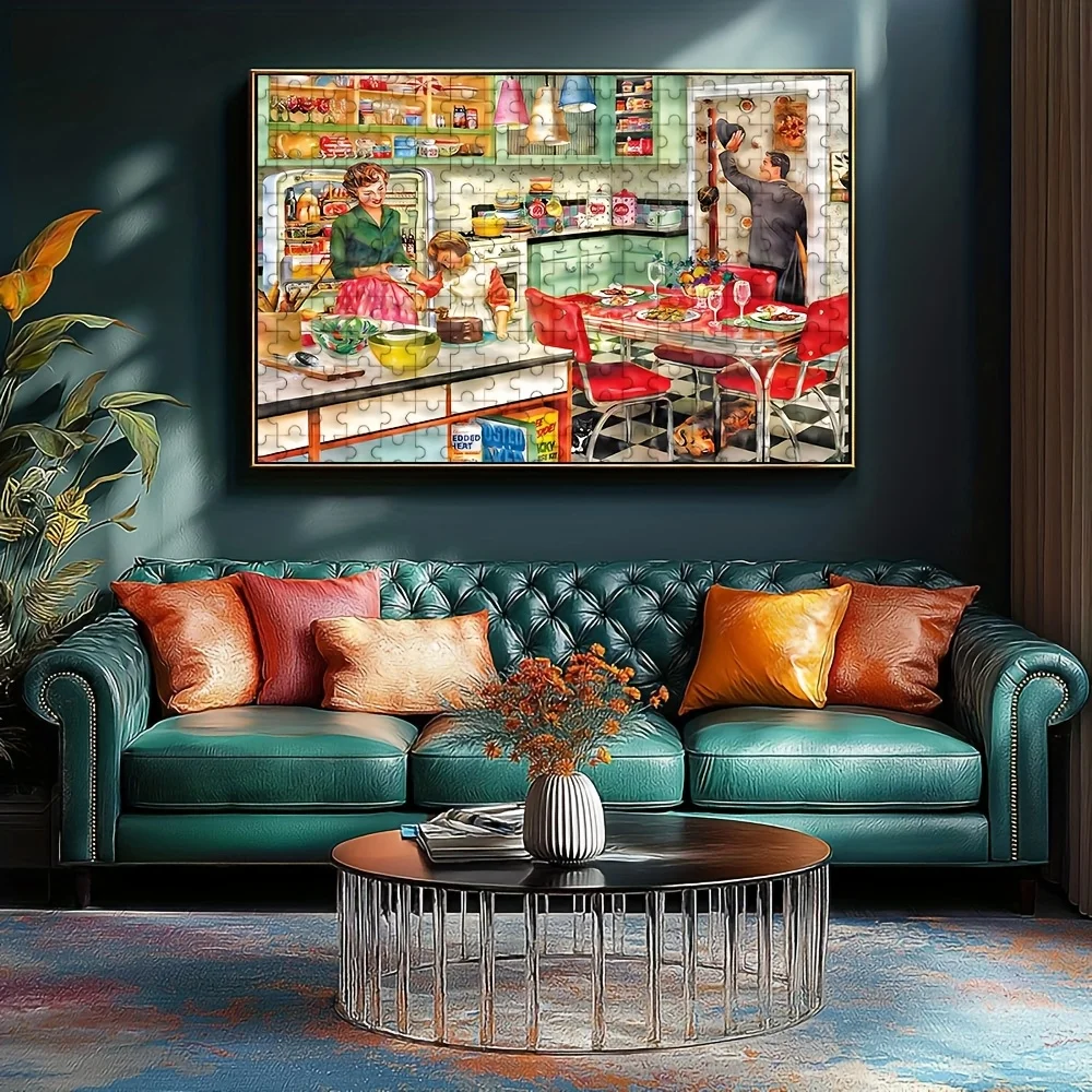 500/1000pcs Adult Puzzle, High-Quality, Relaxing Fun Family Game, Perfect for Birthdays, Christmas, Halloween, and Gifts, Best