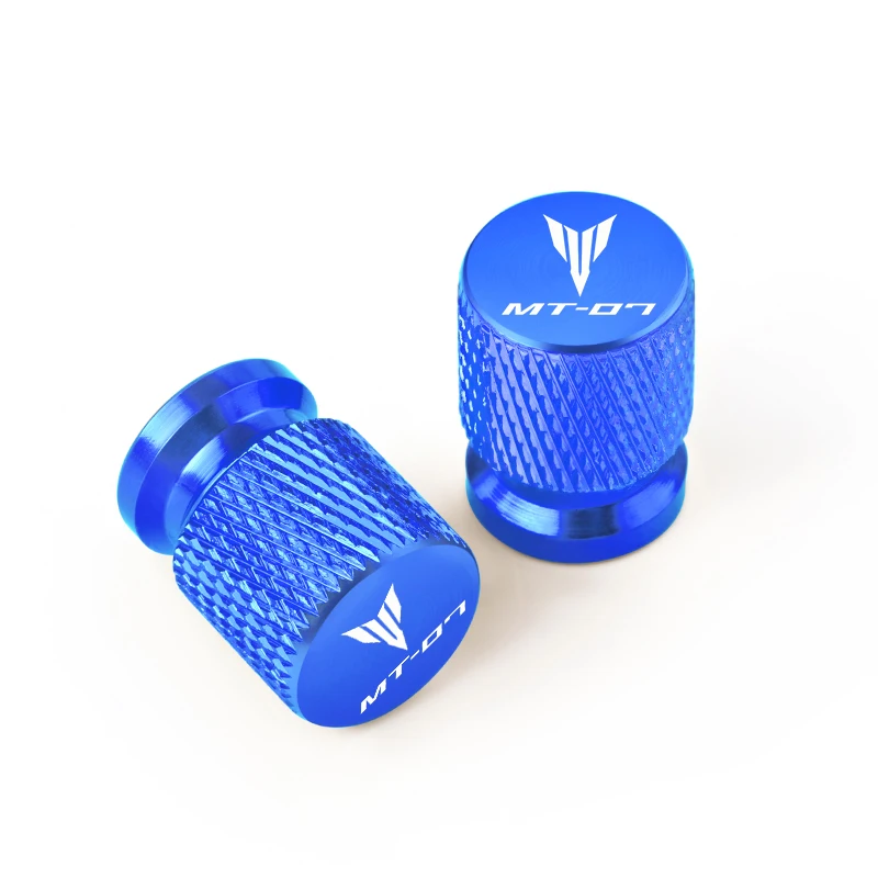 2PCS For YAMAHA MT-07 MT07 mt 07 all year 2017 2018 2019-2025 Motorcycle CNC Wheel Tire Valve Air Port stem caps Accessories image 6