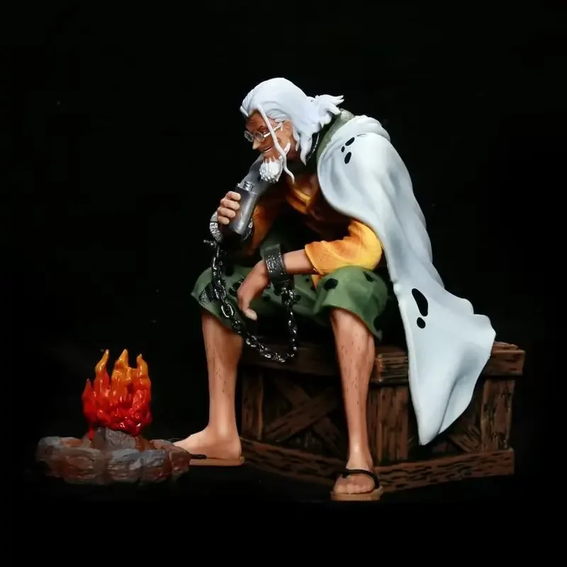 อะนิเมะOne PieceรูปHades King Silvers Rayleigh Figurine 15ซม.GK Pvcตัวเลขการกระทํารูปปั้นคอลเลกชันรุ่นของเล่นของขวัญ