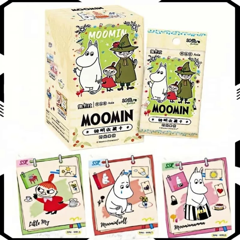 

Card.fun Official Moomin Cards | 10 Packs Booster Box | Anime TCG CCG Collectable Trading Card Pack for Fans, Ideal Gift Choice