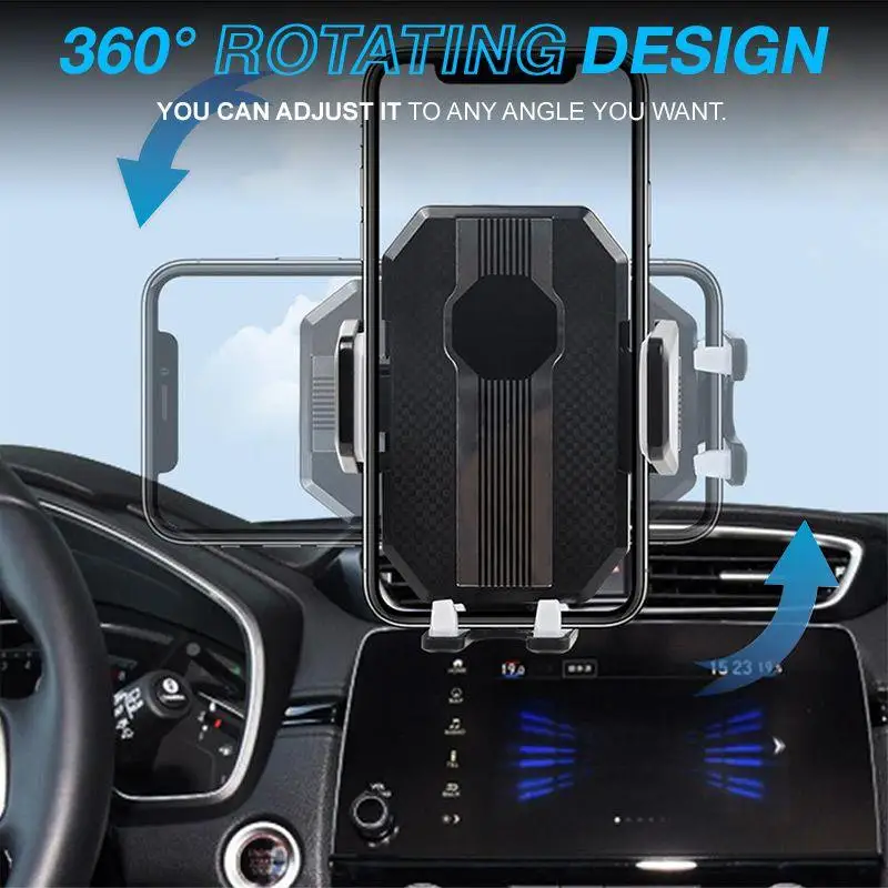 Car Center Console Stack Super Adsorption Phone Holder On-board Suck Support Clamp Bracket Universal Laser Level Tool