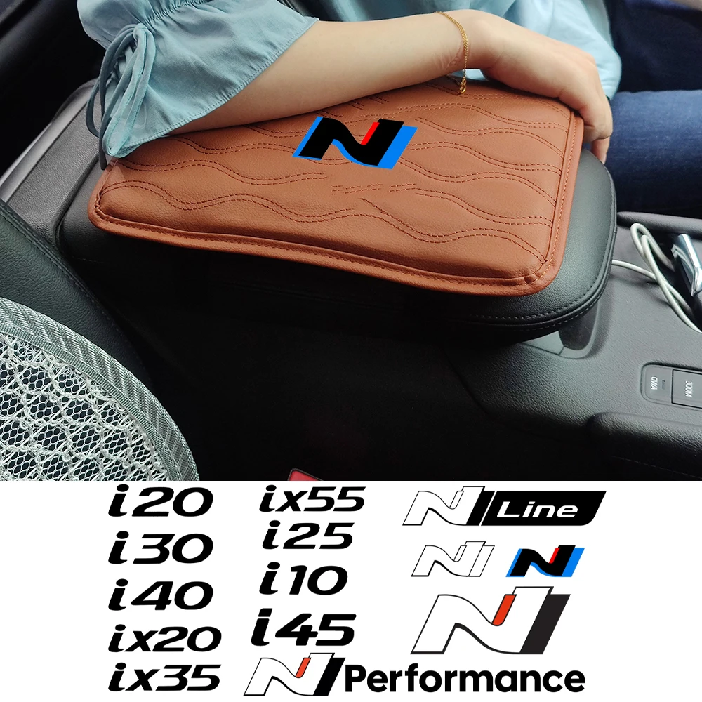 Car Centre Armrest Mat For Hyundai Nline Performance i10 i25 i20 i30 N line i40 i45 ix55 ix20 ix35 Dust-proof Protective Cushion