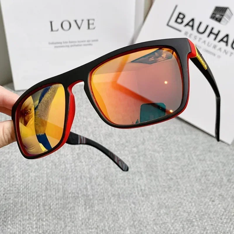 2024 Fashion Polarized Color Changing Sunglasses Men Night Vision Car Driving Sunglass Dirt Bike Motorcycle Cycling Glasses