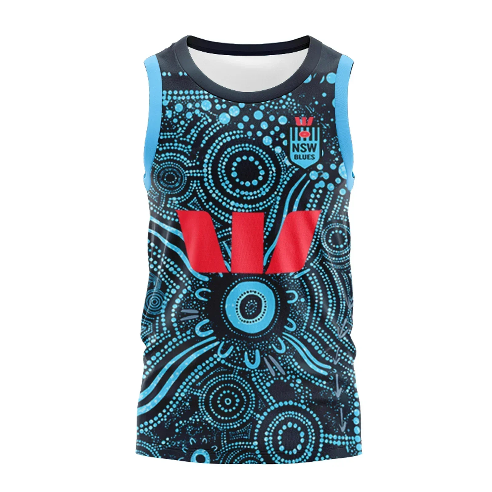 2024 NSW BLUES STATE OF ORIGIN رجل الأصليين الرجبي جيرسي سترة هوديس تخصيص