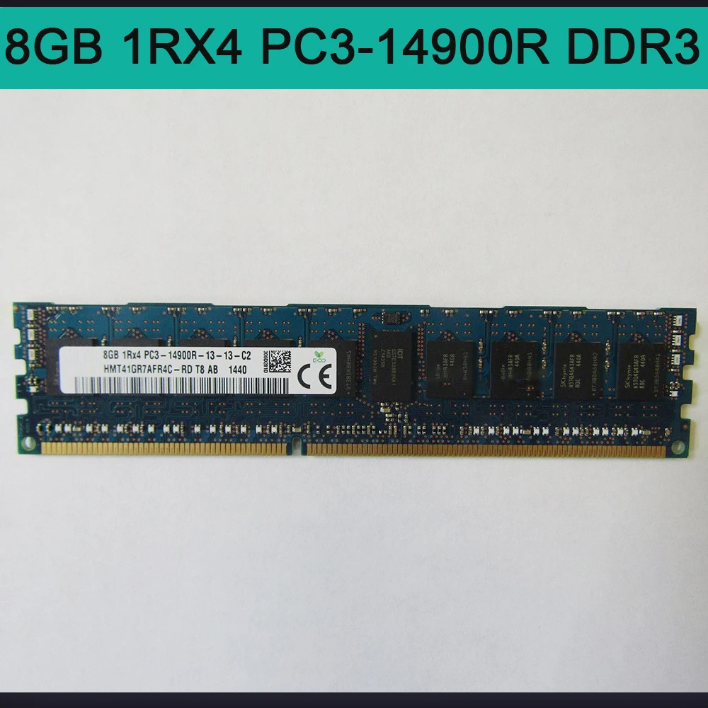 

1 PCS Memory For SK Hynix RAM 8G 8GB 1RX4 PC3-14900R DDR3 1866 REG ECC