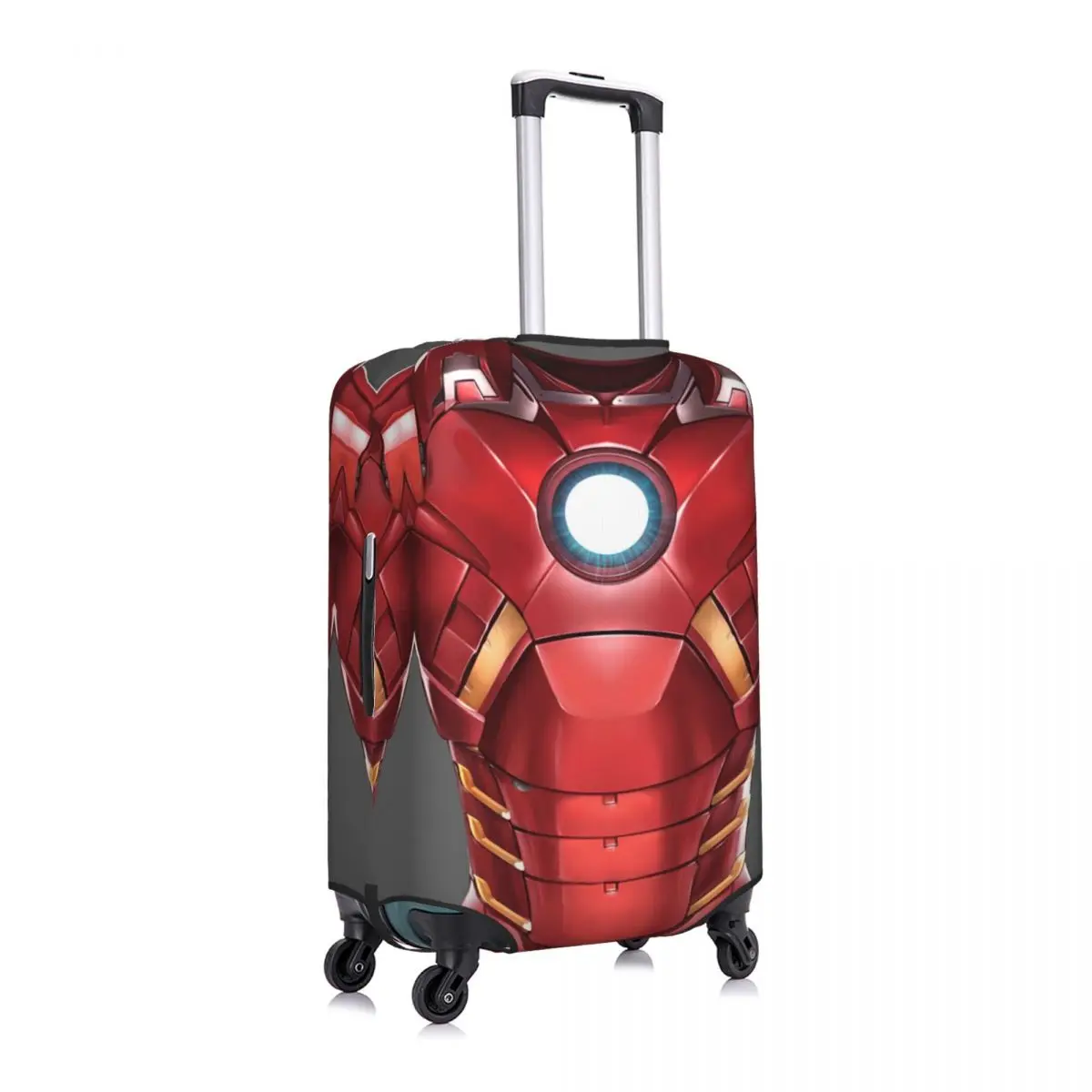 Custom Iron Man 3D Print Suitcase Cover Anime Manga Cruise Trip Protection Vacation Useful Luggage Case