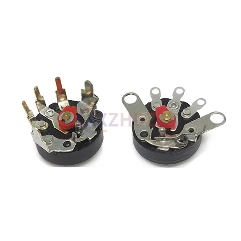 10PCS 10K 50K RV12MM Potentiometer RV12 B503 B103 B10K B50K Power Amplifier Volume Potentiometer With Switch Adjustable Resistor