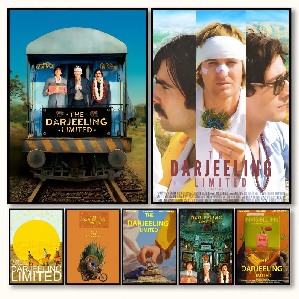 The Darjeeling Limited Wes Anderson Travel Adventure Poster Decorative art prints for the home, holiday gifts, unframed