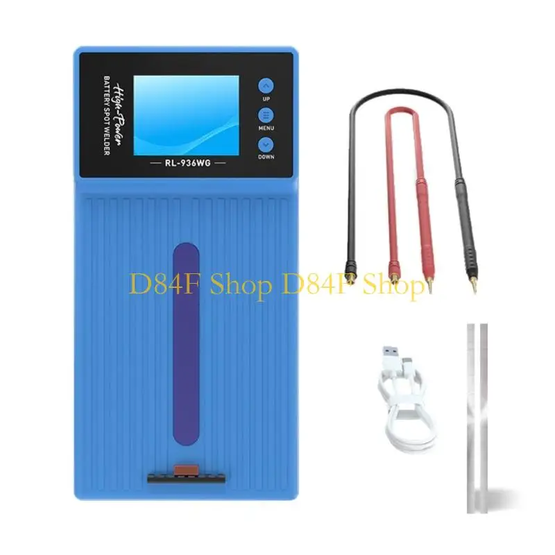 

D84F Portable Advanced Spots Welder with LCD Screen Suitable for Various Metals and Battery Assemblies DIYer Professional Use