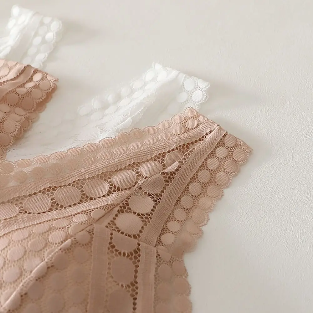 Mode Mesh Transparente Spitze Leibchen mit Pads Tiefe V Süße Spitze Crop Tops Ärmelloses Unterhemd Hosenträger Weste Frühling Sommer