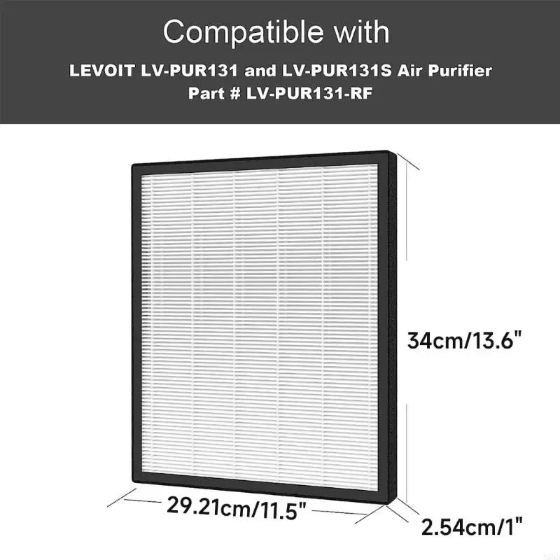 Filter pembersih udara filtrasi karbon aktif yang tahan lama untuk LVPUR131 LVPUR131-RF N58D