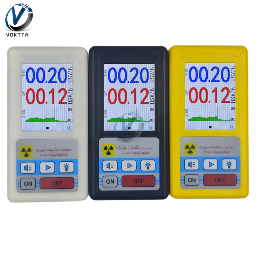 

Portable Handheld Radiation Detectors Personal Dosimeter Geiger Counter Nuclear Radiation Detector The Ray Radioactivity Tester