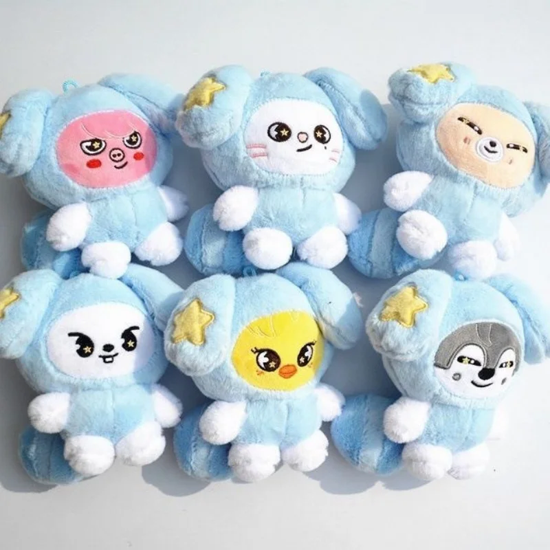 Stray Kids RUN IT TASY Cute Figure Bang Chan Hyunjin Felix Keychain Cute Stuffed Animal Pendant Kpop Merch Gift For Fans Decor view 4