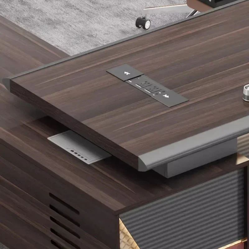 Industrial Office Table Bureau Electric Motion Desk Organizer Computer