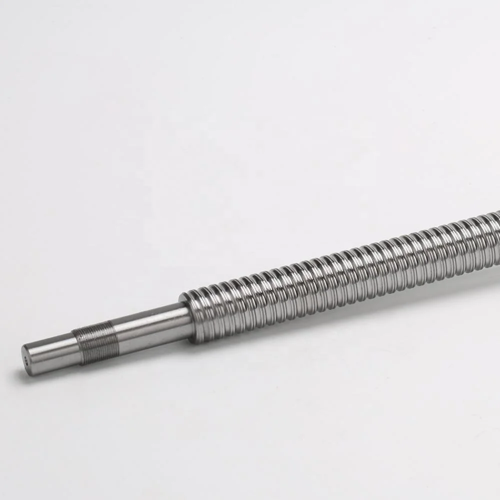 สกรูตะกั่วแบบยาวขนาดเล็ก TBI พร้อมน็อตและแกน สำหรับการเคลื่อนที่เชิงเส้น SFU6320 ผลิตในจีน ขายส่ง แบริ่งเชิงเส้นขนาดเล็กสำหรับ