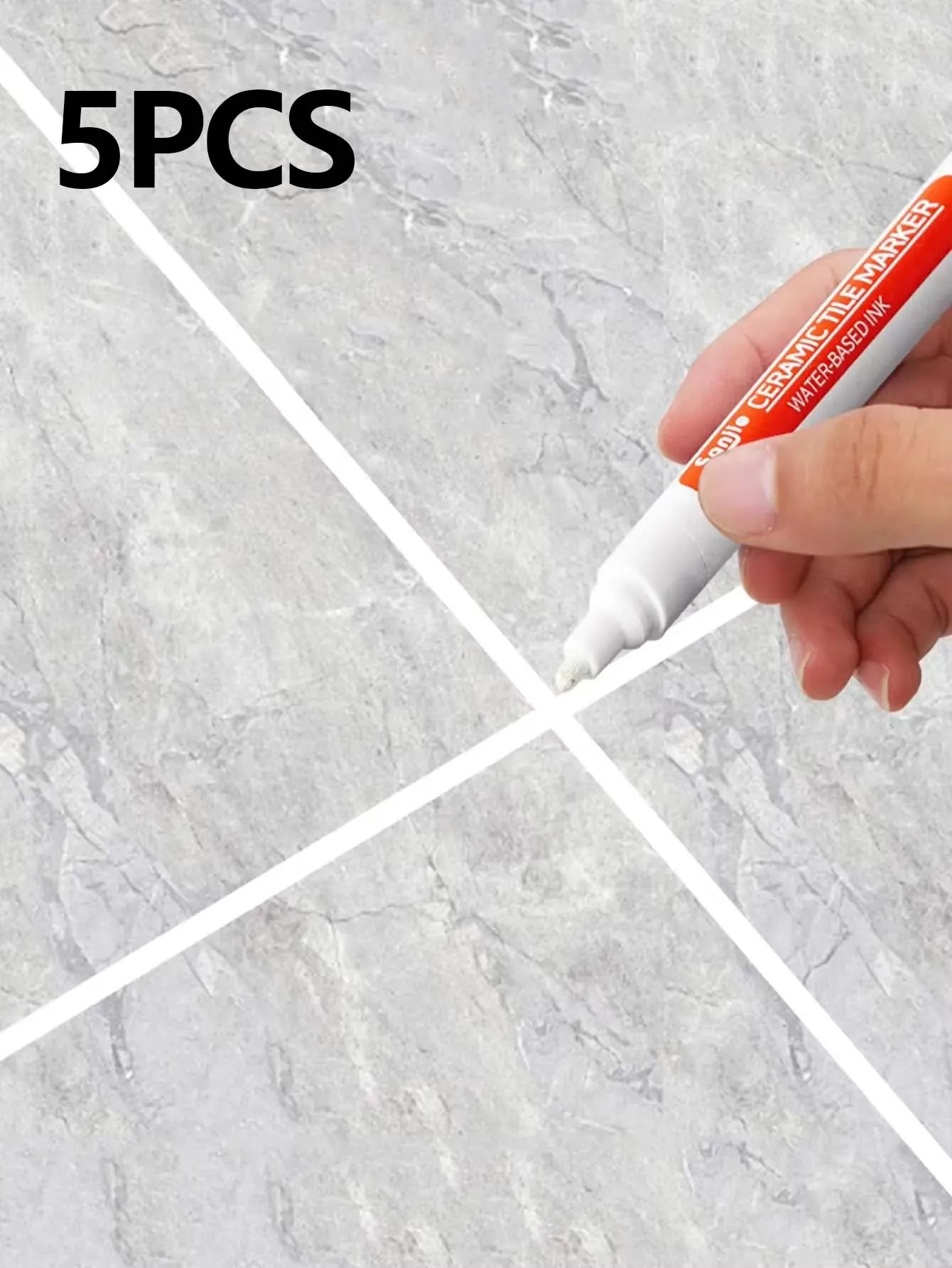 1/5/10/30PC Keramische tegels badkamer muur vloertegel kloof kleur reparatie anti-schimmel waterdicht whiteboard kleur reparatie pen