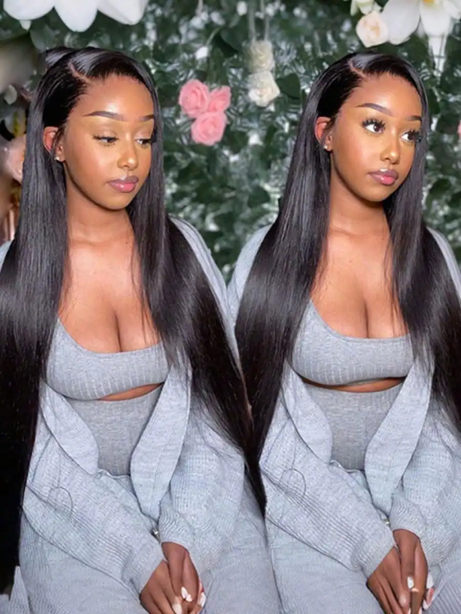 

Прозрачные кружевные парики 13X4 с прямым шелковистым волосом из натуральных человеческих волос для музыкальных фестивалей, вечеринок и повседневной носки.