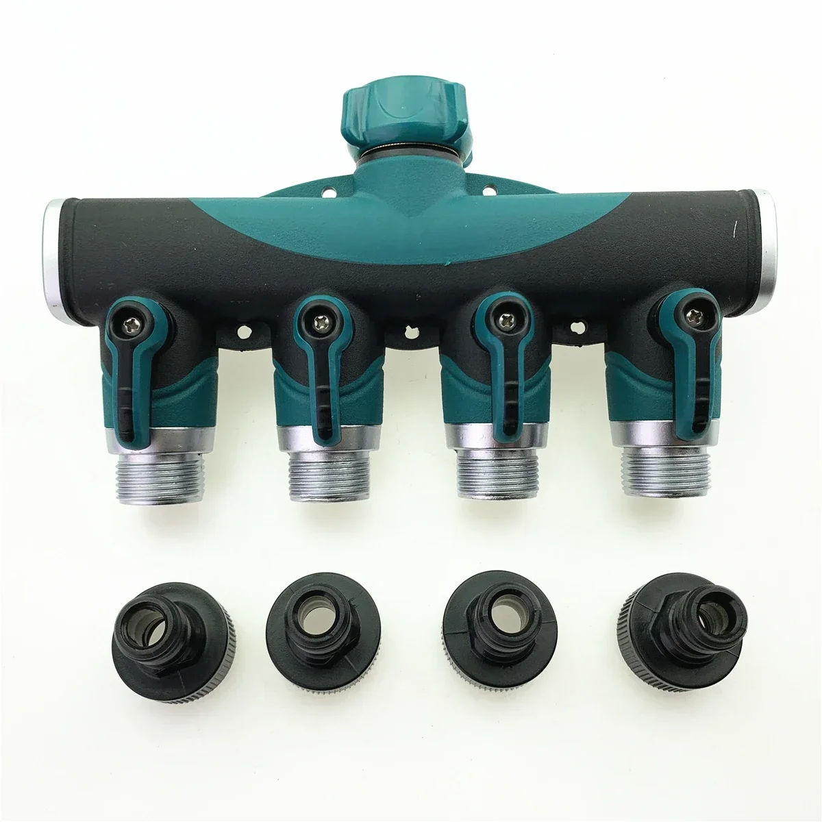 

Переключатель впускной трубы для крана, переключатель воды с шаровым клапаном, пятиходовые аксессуары, садовый переключатель воды, переключатель из сплава