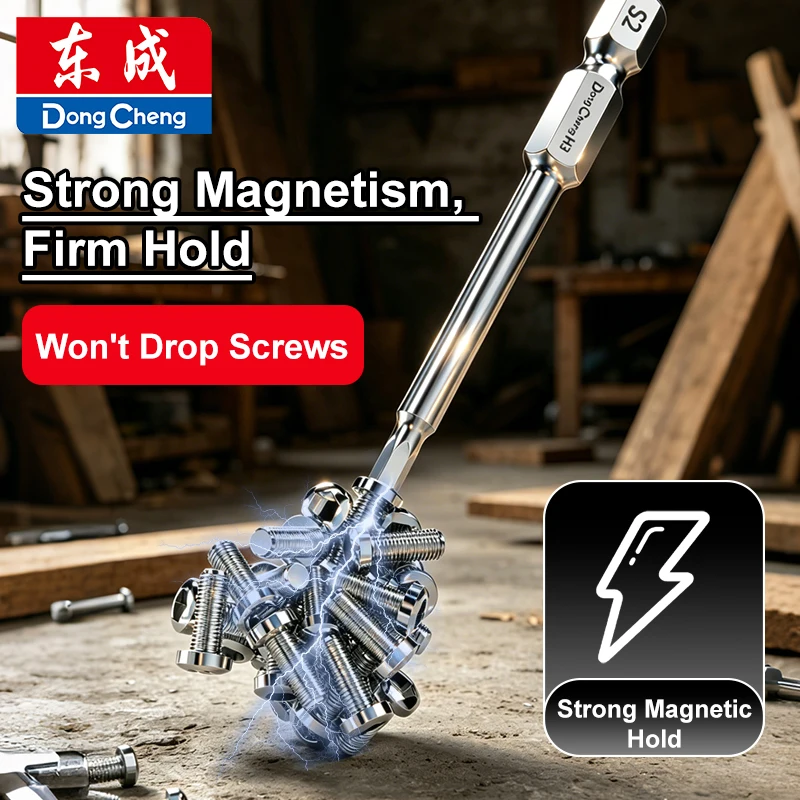 Hex Screwdriver Bit HRC62 Heat Treated Magnetic Allen Bit H2 H3 H4 H5 H6 H8 H10 Hex Shank Anti Rust Plated Power Tool Accessory