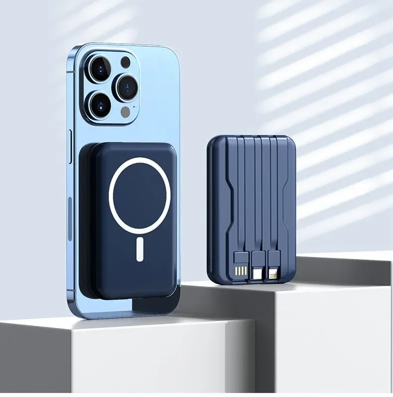Taepiaai Magnetic Power Bank for Magsafes 20000mAh Wireless PD 22.5W Fast Charger Powerbank External Battery for IPhone Samsung