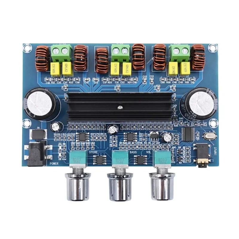 XH-A305 2.1 Channel Bass Subwoofer Bluetooth 5.0 Audio Stereo Digital Power Amplifier Board TPA3116 D2 50Wx2+100W AMP Module