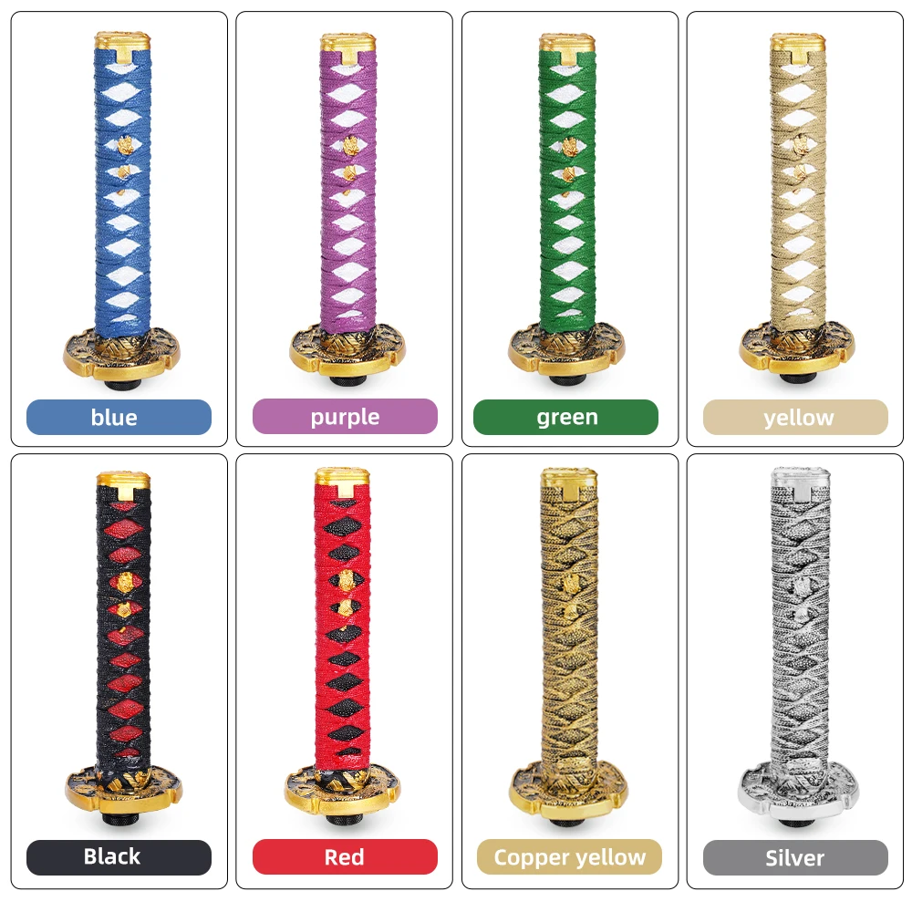 Bartoo-185mm/230mm Universal JDM Katana Samurai Sword Shift Knob Shifter With Adapters Gear Shift knob For Most Car SFN213-216