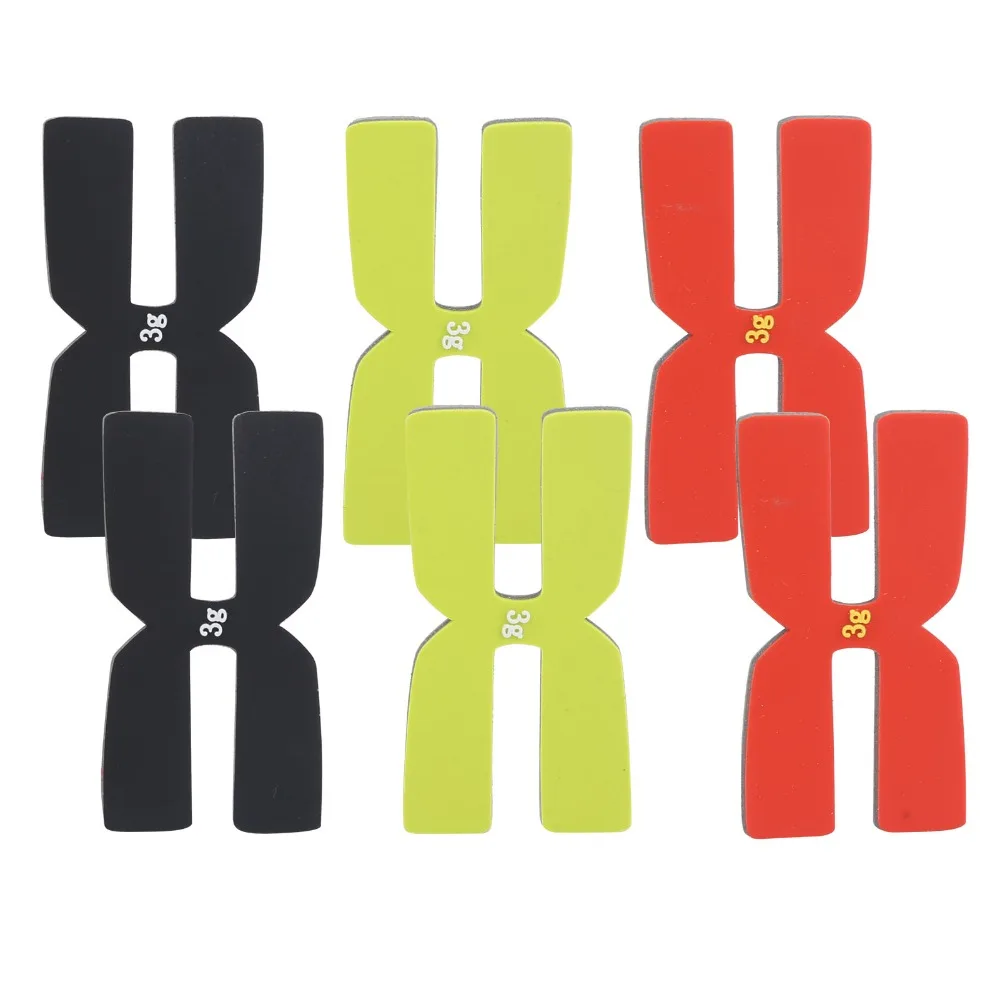 6PCS Silicone Tennis Racket Weight Strips Self Adhesive H Shape Racket Balance Strips Racket Head Accessory Tennis Racquet Tapes