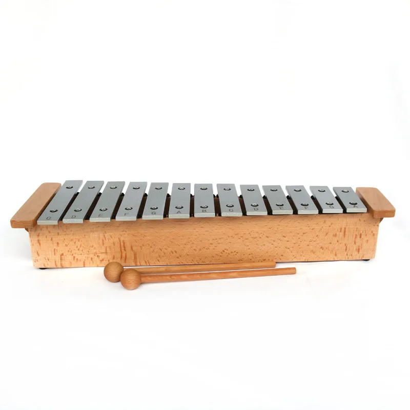 Orff Percussion Instruments, 13-Tone Glockenspiel, Xylophone, Metallophone, School Music Teaching Tools, Educational Musical Set