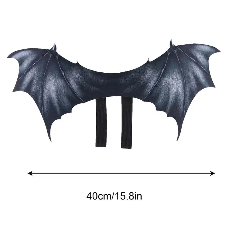 Bat Wings Pet Costume Bat Wings Halloween Pet Clothes Black Wings Halloween Dress-up Accessories For Pet Dogs Cats