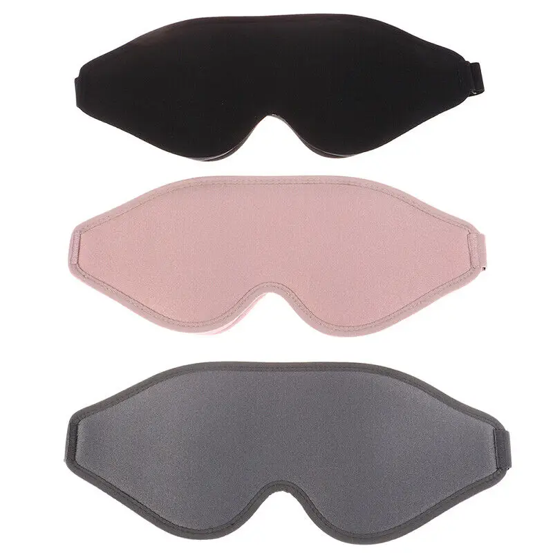 Thick Comfortable Travel Sleep Eye Mask Soft 3D Foam Cover Sleeping Blindfold For Women Girls Children Rest Eye Cover Eyepatch