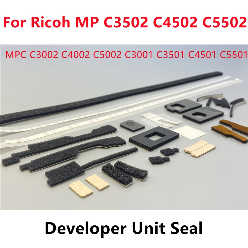 2Sets MPC3502 Developer Unit Seal For Ricoh MP C4502 C3502 C5502 C3002 C4002 C5002 C3001 C3501 C4501 C5501 Developer Seal Sponge