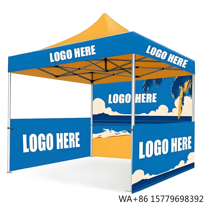 OEM&ODM Customized Color High-Def Print Advertising Tent 4x4m Waterproof with 1 Year Warranty for Marketing Events