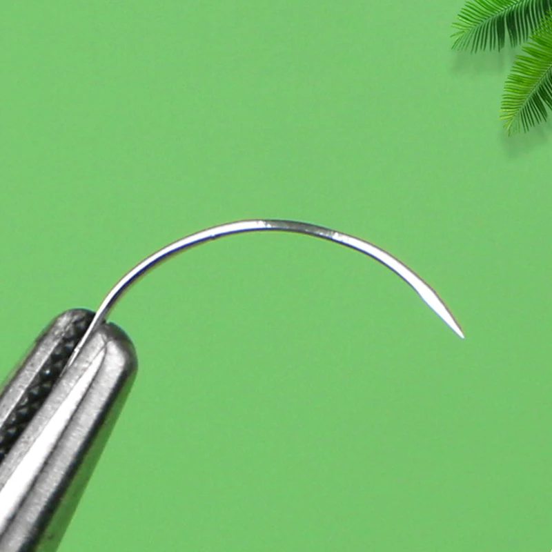 With thread suture needle with needle non-absorbable oral suture thread double eyelid surgery tool