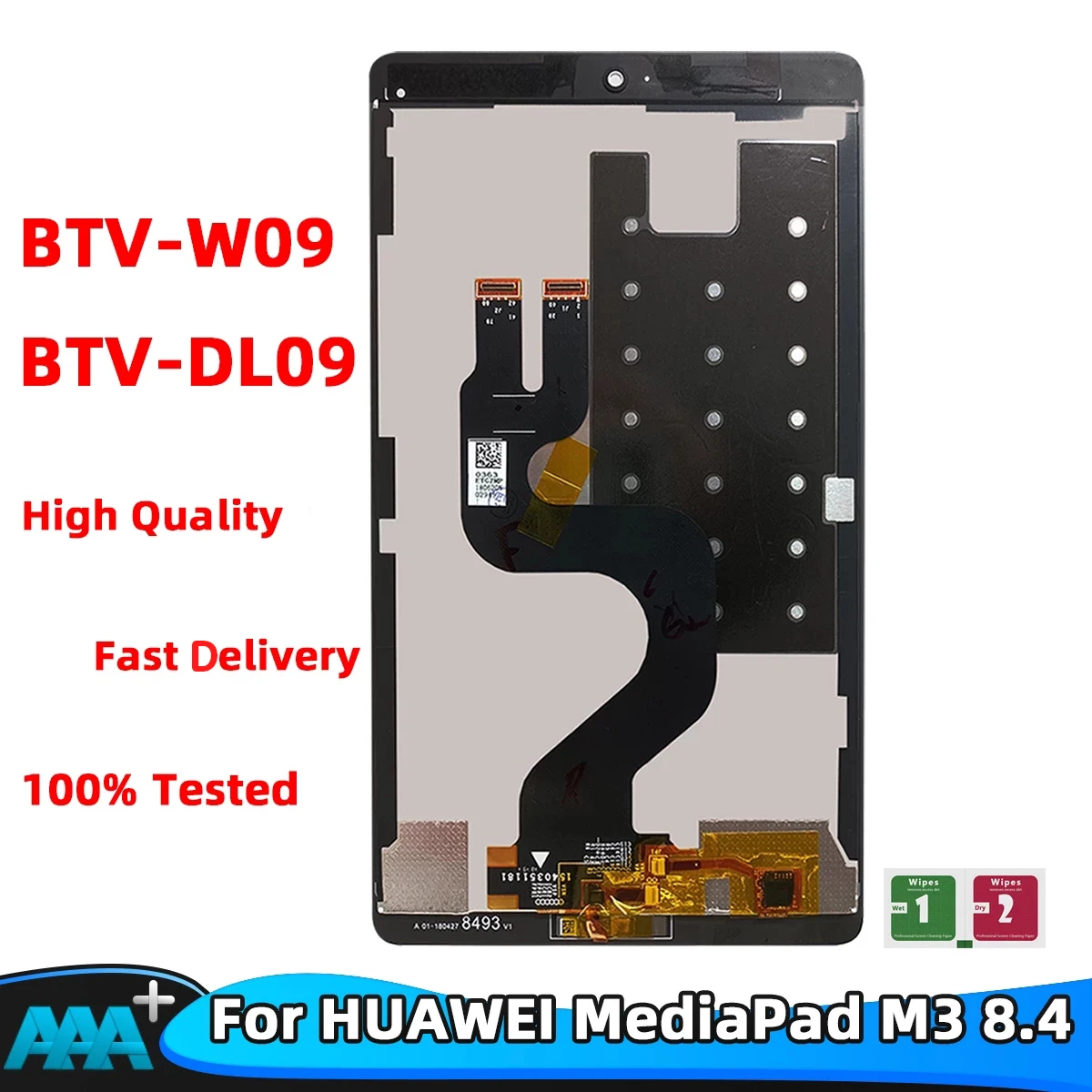 

100% Test 8.4 "Lcd For Huawei MediaPad M3 BTV-W09 BTV-DL09 Lcd Display Touch Screen Digitizer Assembly For MediaPad M3 Lcd