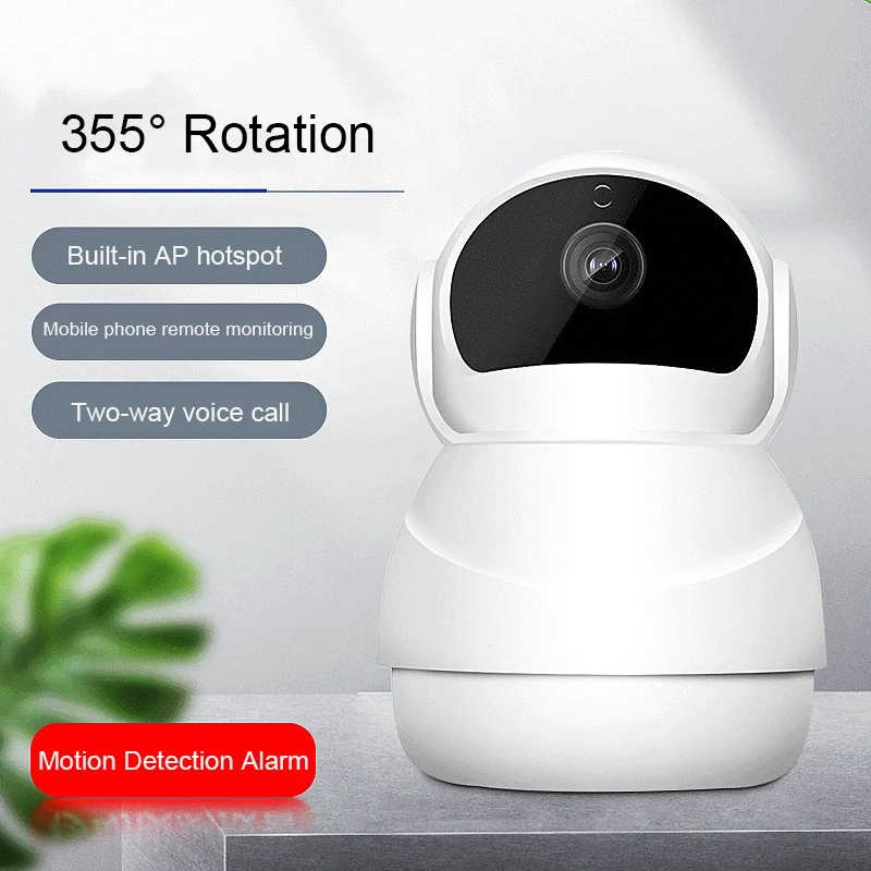 

IP Camera Smart Home Indoor WiFi Wireless Surveillance Camera Baby Monitor Automatic Security Tracking Security Baby Pet Monitor