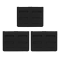 3pcs black