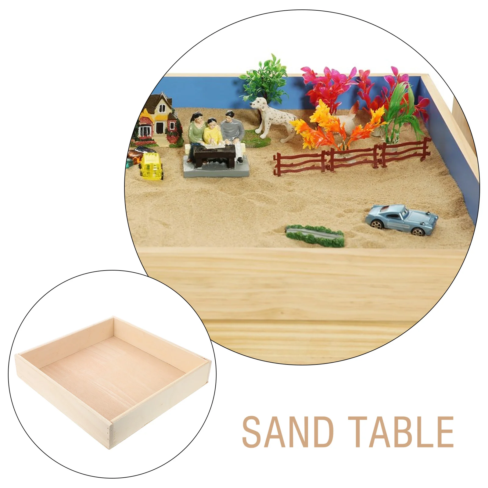 Portable Sand Tray Outdoor Sand Tray Portable Sandbox Kids Toy Storage Box Portable Sandbox Storage Box Children Toy Sandbox (S)