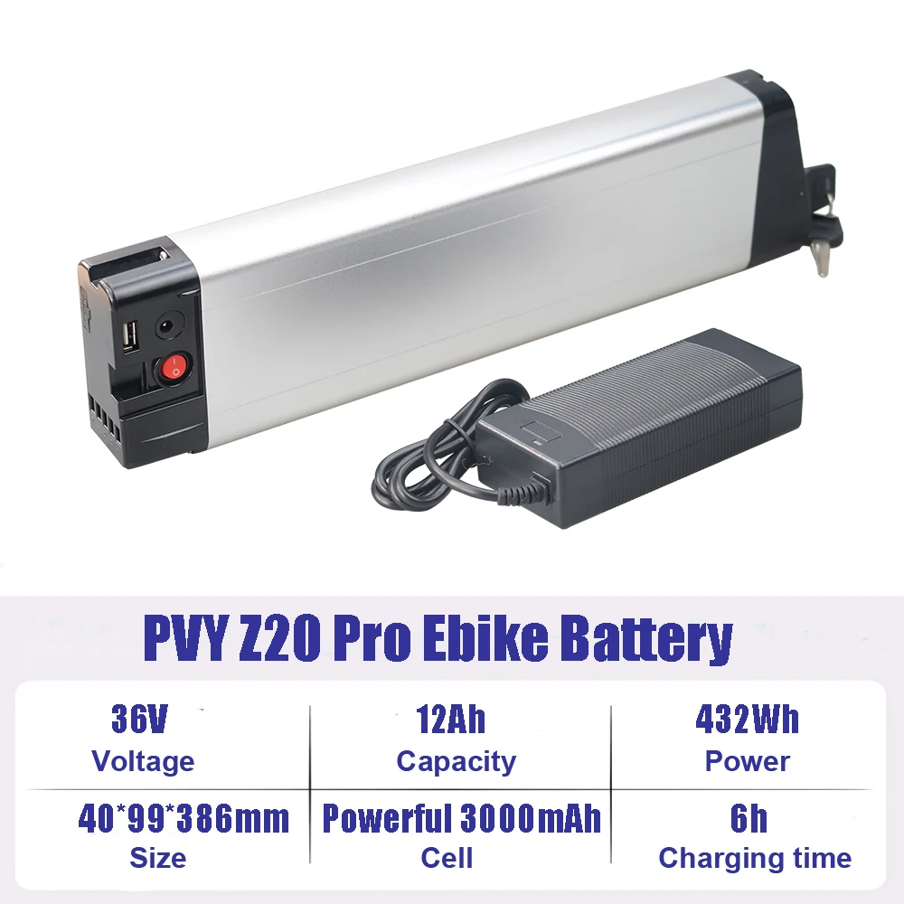 36V 10ah 10.4ah 10.5ah 15ah 48V 13ah 16.5ah E-Bike Li-Ion Batterij Voor Pvy Z20 Pro Plus Max Turbo Libon Elektrische Fiets